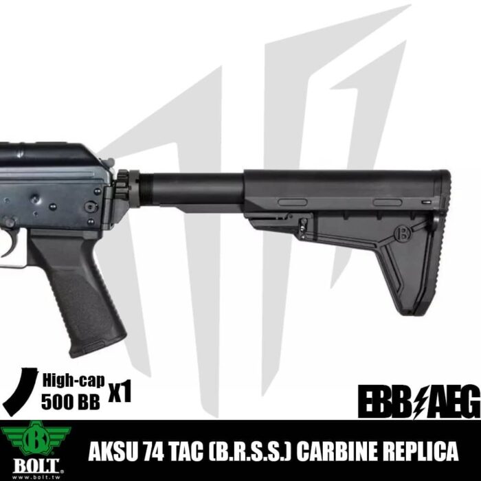 Bolt® Aksu74 Tac (B.R.S.S.) Airsoft Tüfeği Siyah