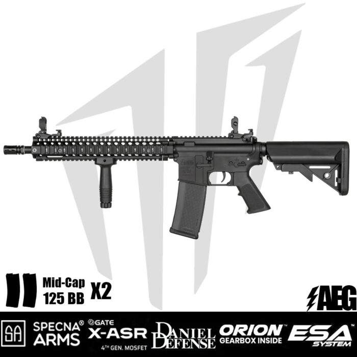 Specna Arms Daniel Defense® MK18 SA-E26 EDGE™ Airsoft Tüfeği Siyah