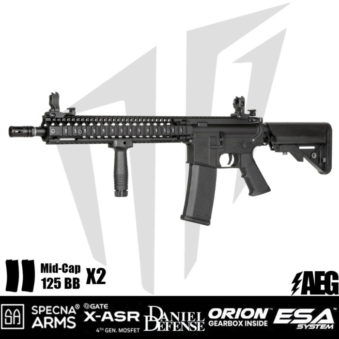 Specna Arms Daniel Defense® MK18 SA-E26 EDGE™ Airsoft Tüfeği Siyah