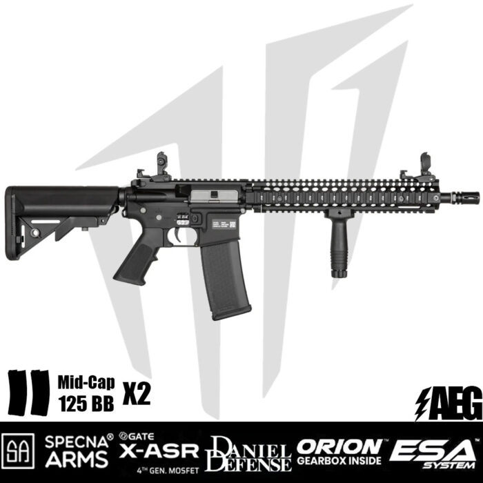 Specna Arms Daniel Defense® MK18 SA-E26 EDGE™ Airsoft Tüfeği Siyah