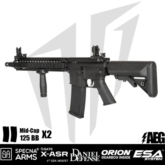 Specna Arms Daniel Defense® MK18 SA-E26 EDGE™ Airsoft Tüfeği Siyah