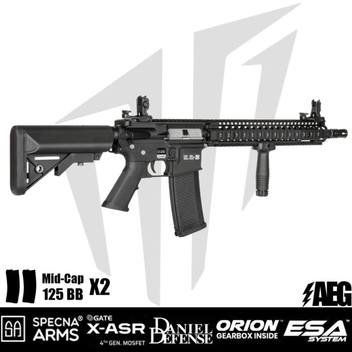 Specna Arms Daniel Defense® MK18 SA-E26 EDGE™ Airsoft Tüfeği Siyah