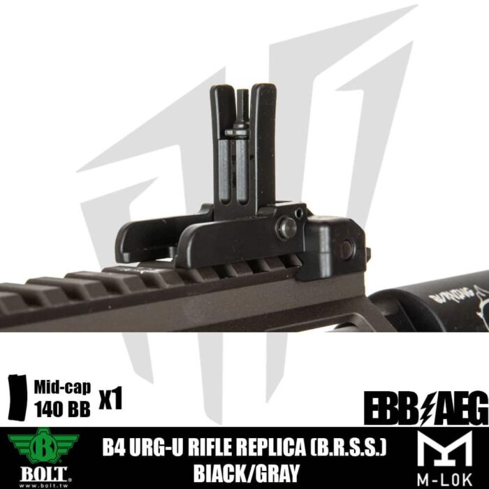 Bolt® B4 URG-U (B.R.S.S.) Airsoft Tüfeği Siyah/Gri