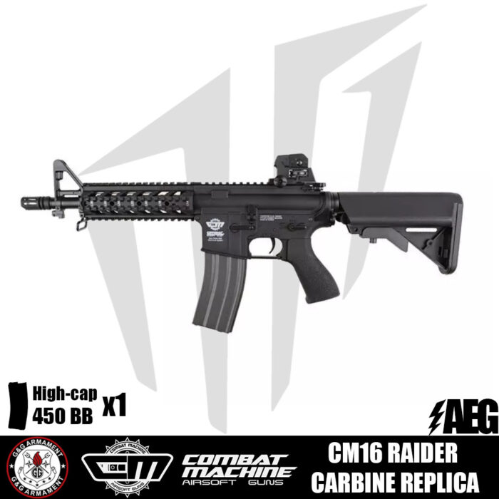 G&G CM16 Raider Airsoft Tüfeği Siyah