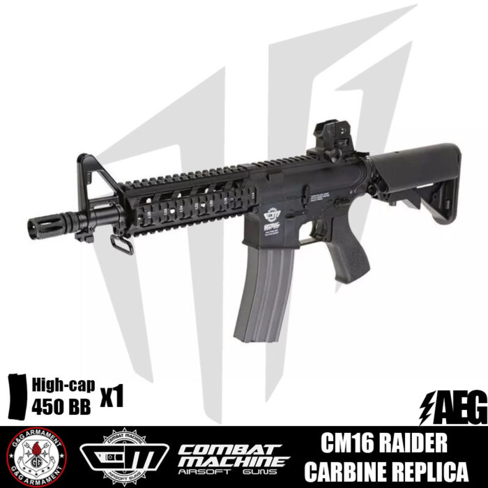 G&G CM16 Raider Airsoft Tüfeği Siyah