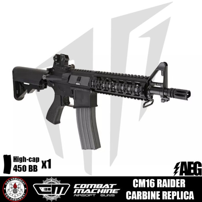 G&G CM16 Raider Airsoft Tüfeği Siyah