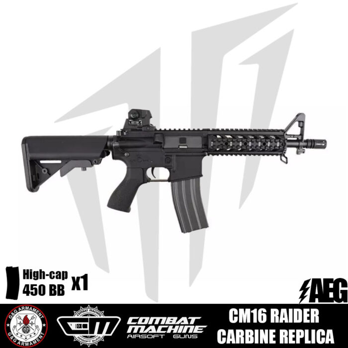 G&G CM16 Raider Airsoft Tüfeği Siyah