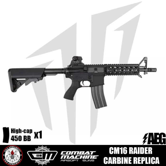 G&G CM16 Raider Airsoft Tüfeği Siyah