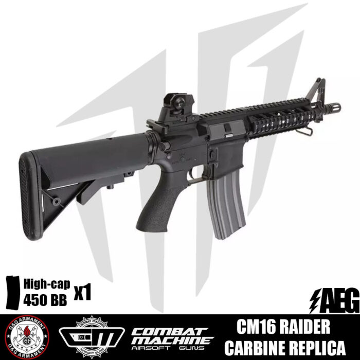 G&G CM16 Raider Airsoft Tüfeği Siyah