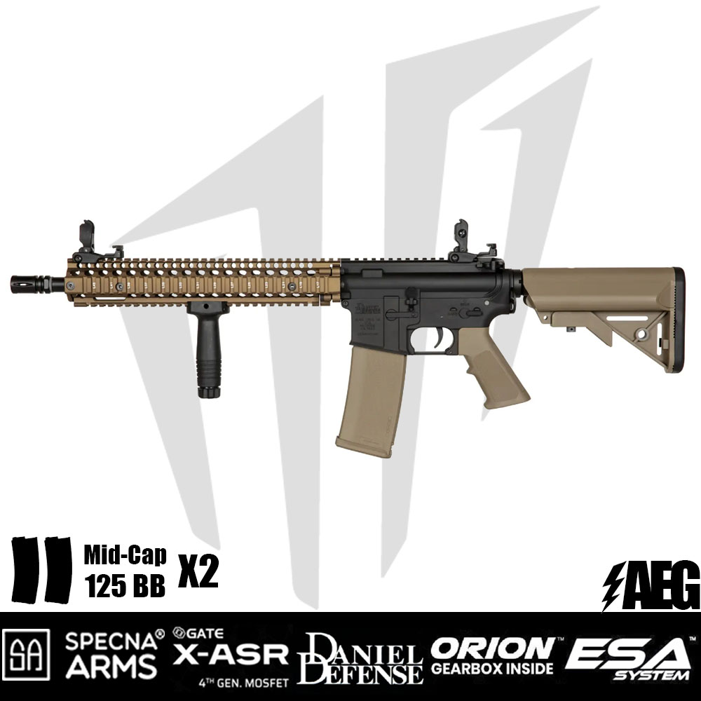 Specna Arms Daniel Defense® MK18 SA-E26 EDGE™ Airsoft Tüfeği Chaos Bronze