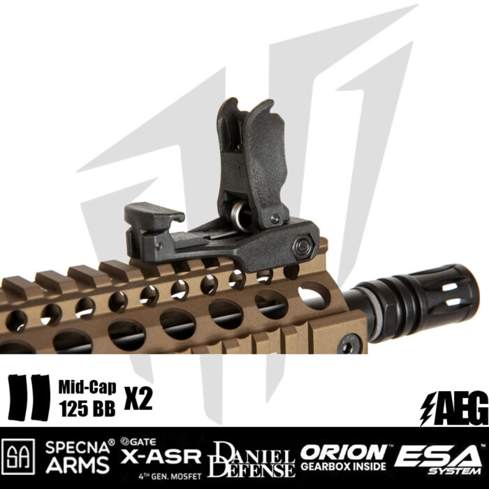 Specna Arms Daniel Defense® MK18 SA-E26 EDGE™ Airsoft Tüfeği Chaos Bronze