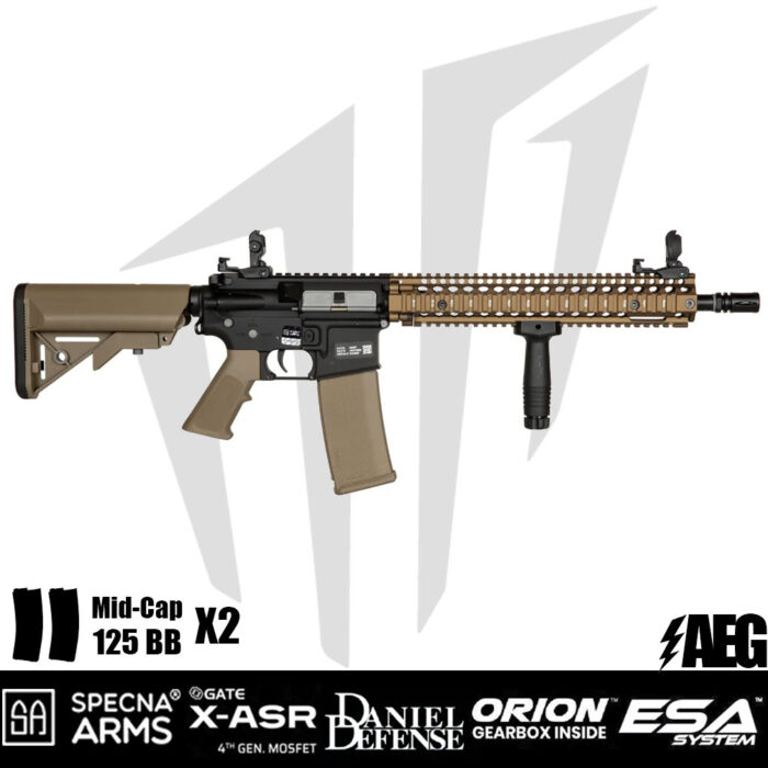 Specna Arms Daniel Defense® MK18 SA-E26 EDGE™ Airsoft Tüfeği Chaos Bronze