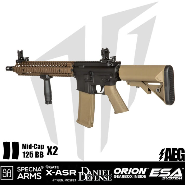 Specna Arms Daniel Defense® MK18 SA-E26 EDGE™ Airsoft Tüfeği Chaos Bronze