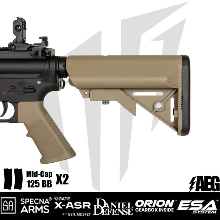 Specna Arms Daniel Defense® MK18 SA-E26 EDGE™ Airsoft Tüfeği Chaos Bronze