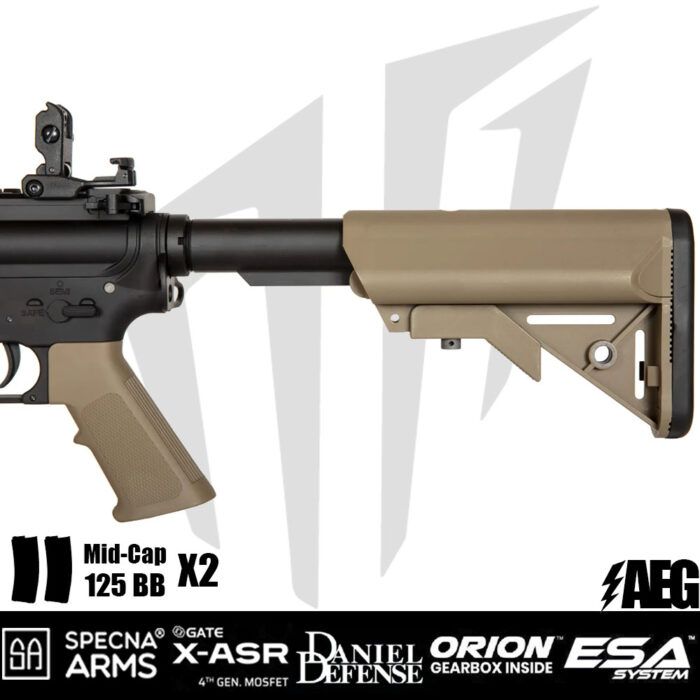 Specna Arms Daniel Defense® MK18 SA-E26 EDGE™ Airsoft Tüfeği Chaos Bronze