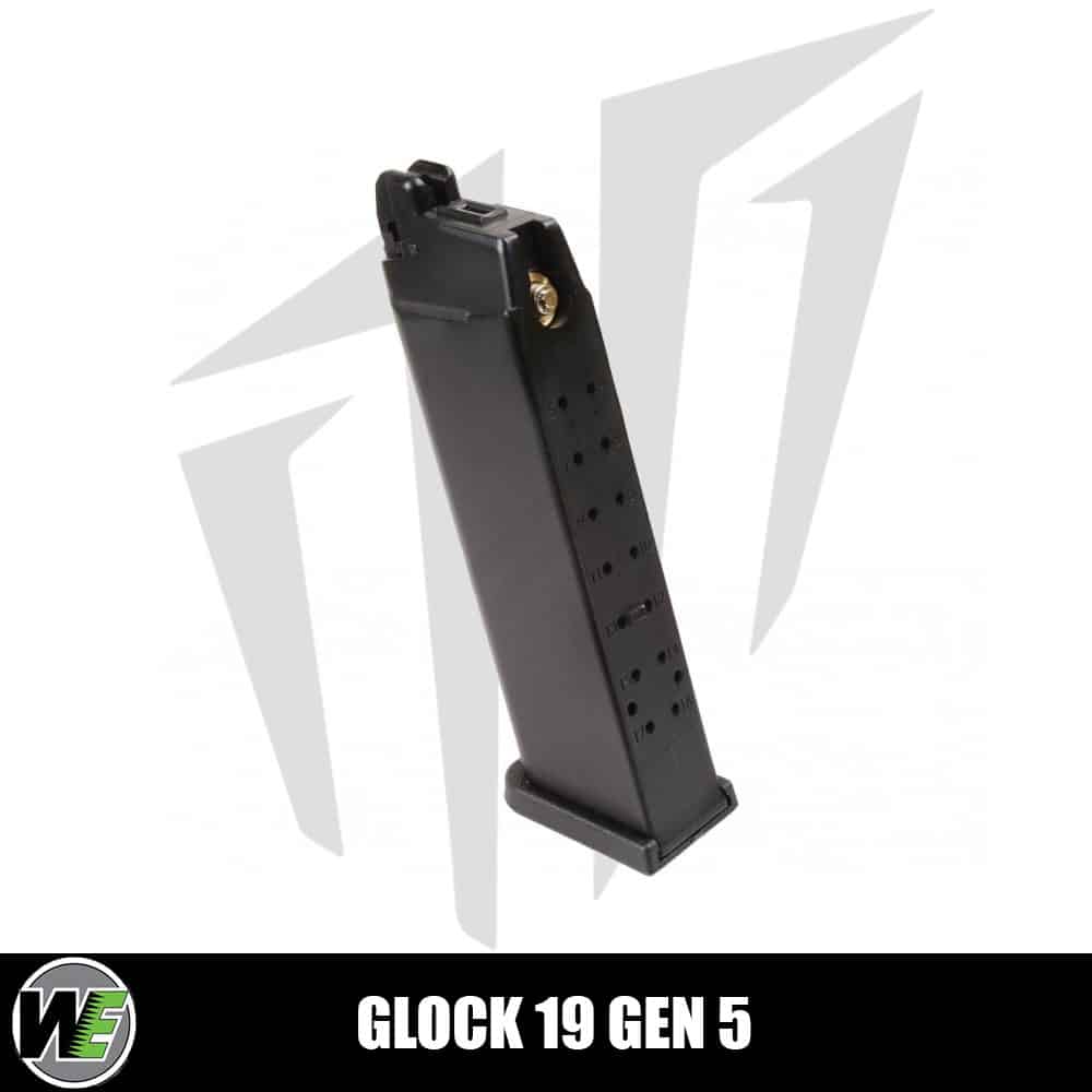 WE Glock 19 Gen 5 Airsoft Tabanca Şarjörü WE Glock 19 Gen 5 Airsoft Tabanca Şarjörü
