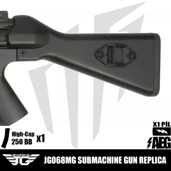 JG 068MG SMG Airsoft Tüfeği – Siyah