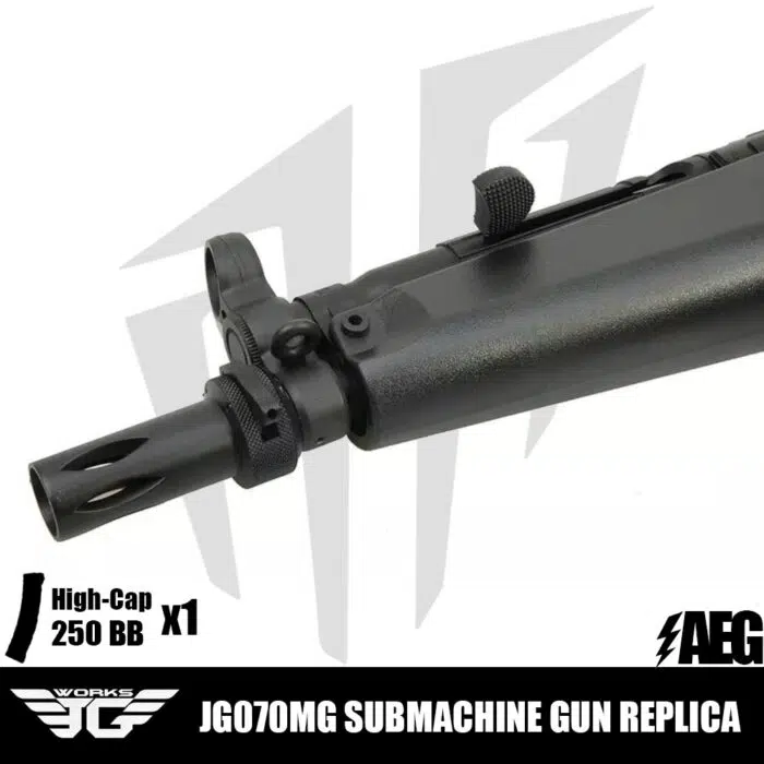 JG 070MG SMG Airsoft Tüfeği Siyah