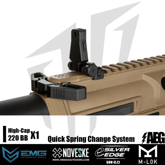 EMG Noveske Space Invader 9mm PCC Airsoft Tüfeği – Tan