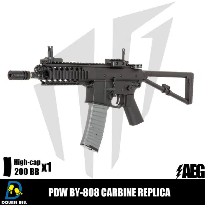 DBY PDW BY-808 Airsoft Tüfeği Siyah