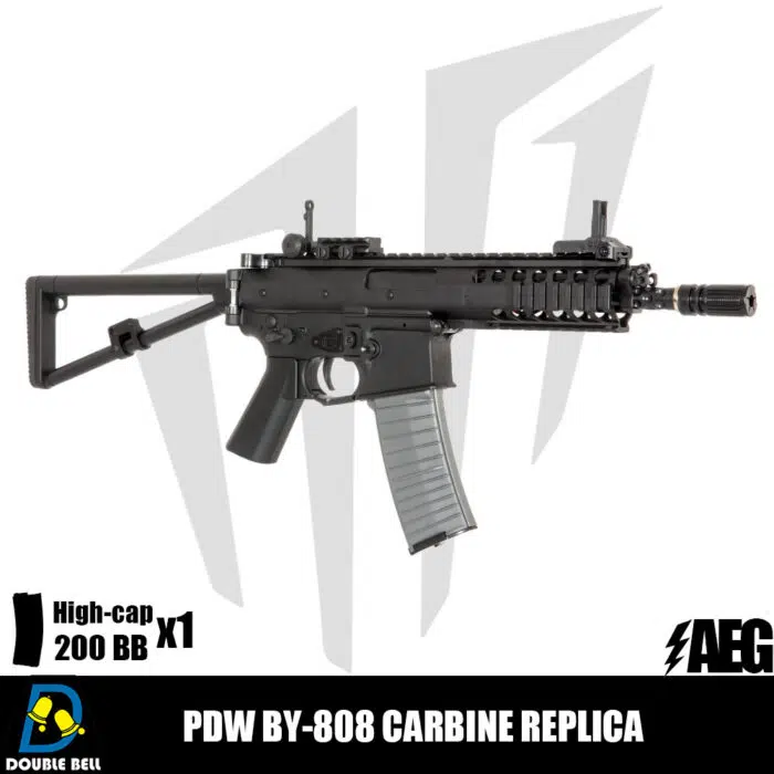DBY PDW BY-808 Airsoft Tüfeği Siyah