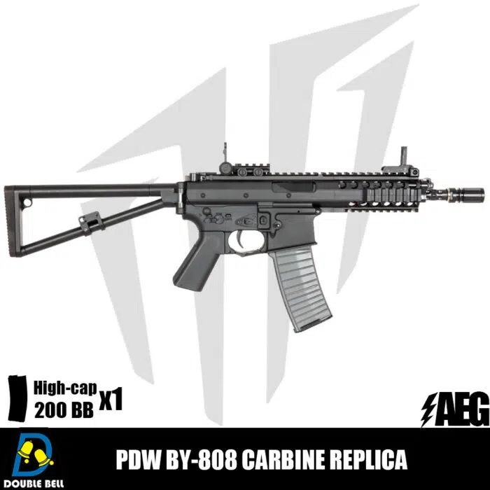 DBY PDW BY-808 Airsoft Tüfeği Siyah