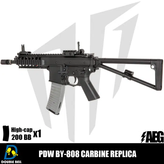 DBY PDW BY-808 Airsoft Tüfeği Siyah