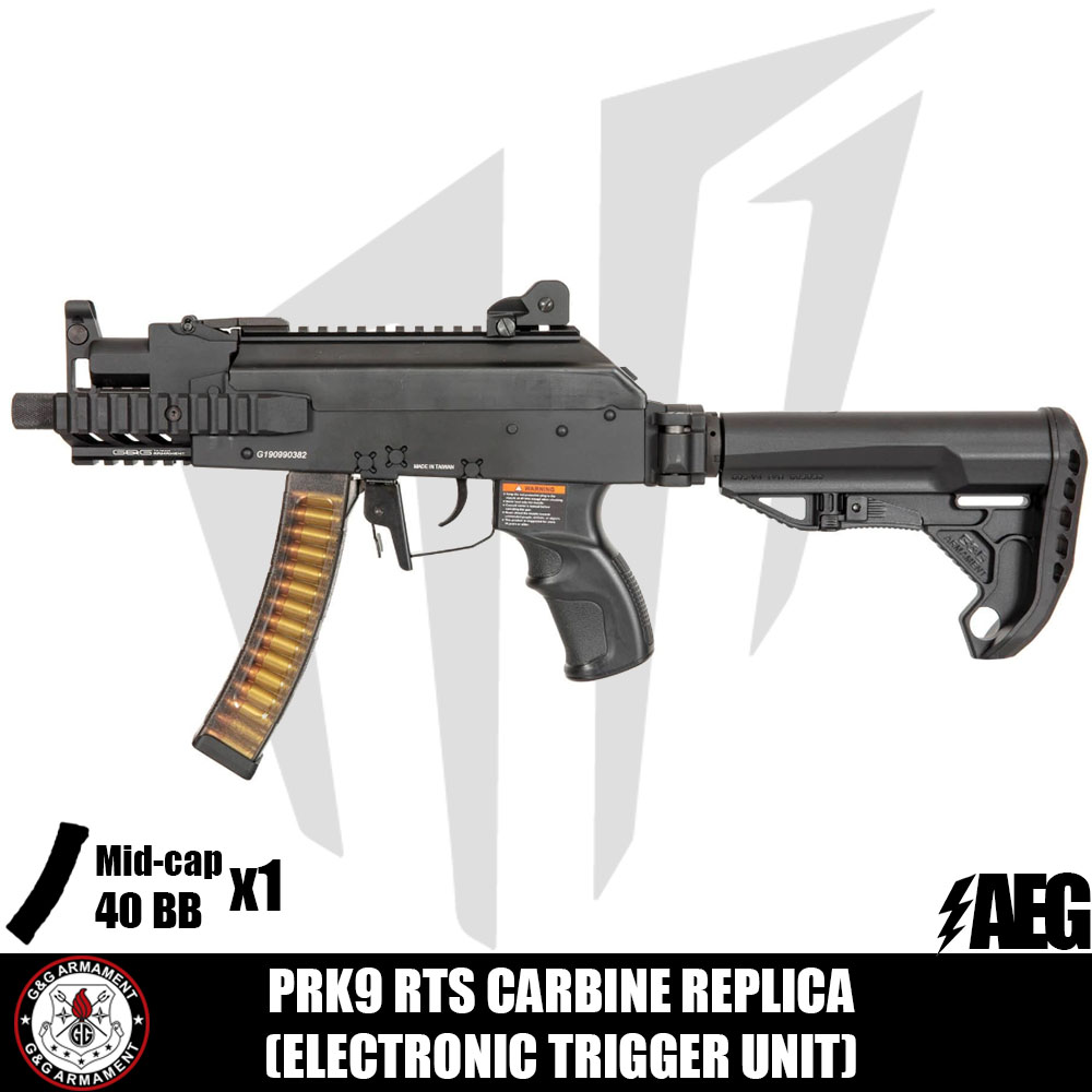 G&G PRK9 RTS Airsoft Tüfeği Siyah