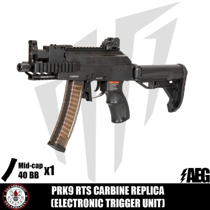 G&G PRK9 RTS Airsoft Tüfeği Siyah