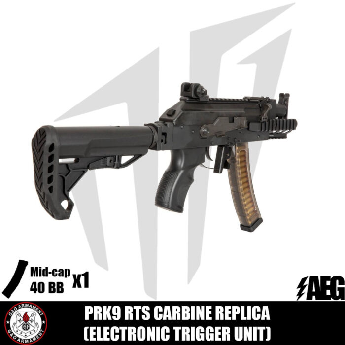 G&G PRK9 RTS Airsoft Tüfeği Siyah