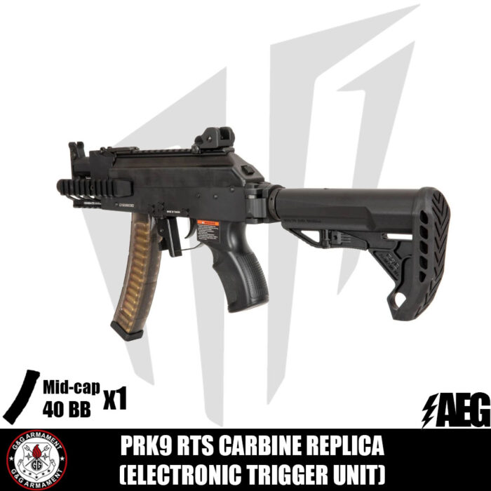 G&G PRK9 RTS Airsoft Tüfeği Siyah