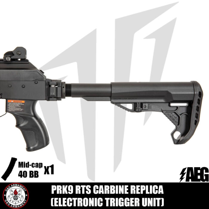 G&G PRK9 RTS Airsoft Tüfeği Siyah