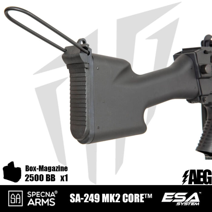 Specna Arms SA-249 MK2 CORE™ LMG Airsoft Tüfeği Siyah