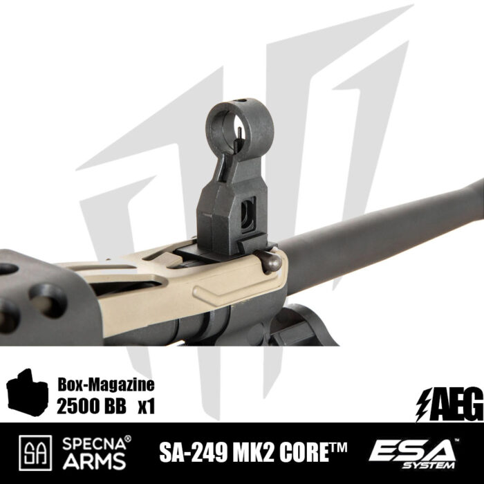 Specna Arms SA-249 MK2 CORE™ LMG Airsoft Tüfeği Siyah