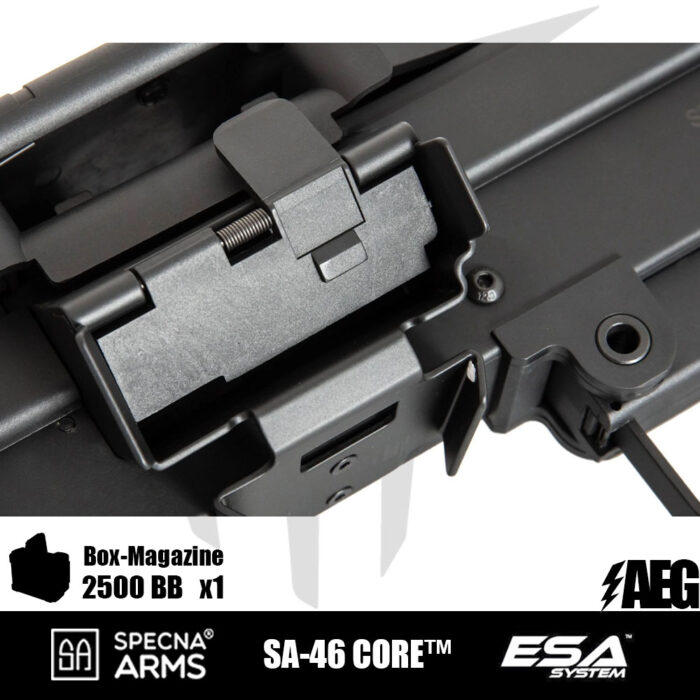 Specna Arms SA-46 CORE™ LMG Airsoft Tüfeği Siyah