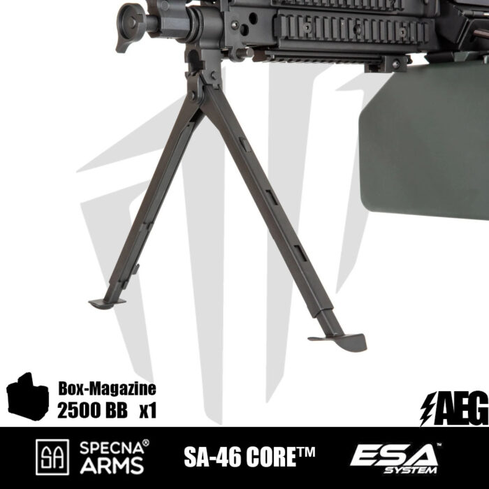 Specna Arms SA-46 CORE™ LMG Airsoft Tüfeği Siyah