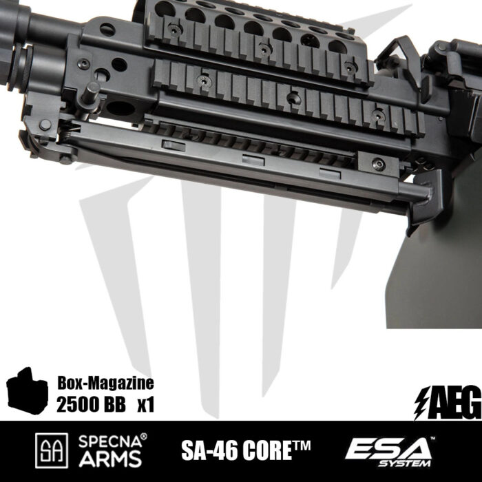 Specna Arms SA-46 CORE™ LMG Airsoft Tüfeği Siyah