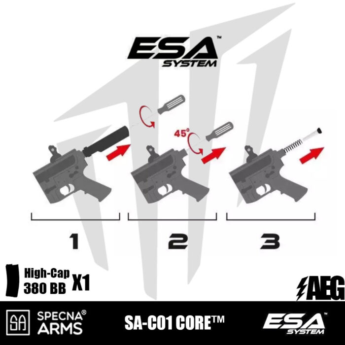 Specna Arms SA-C01 CORE Airsoft Tüfeği Siyah