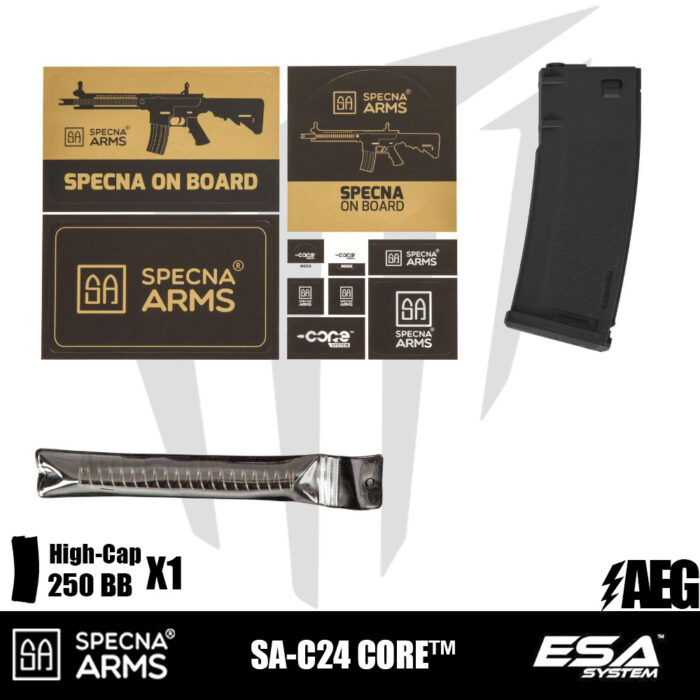 Specna Arms SA-C24 CORE Airsoft Tüfeği Siyah