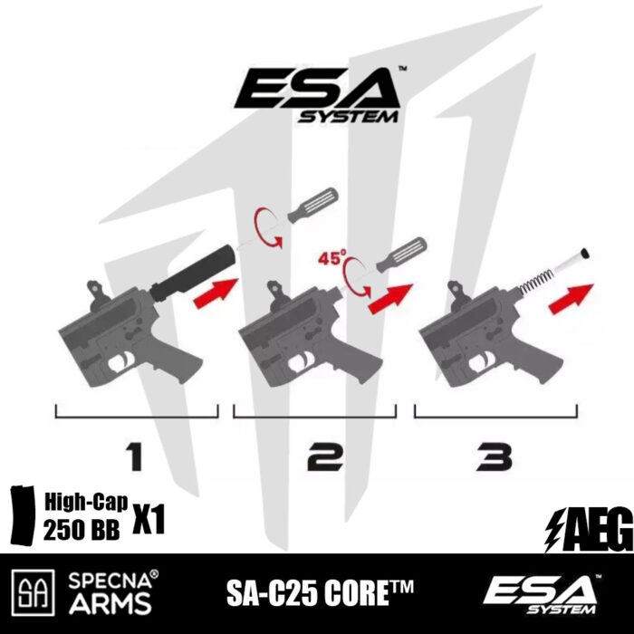 Specna Arms SA-C25 CORE Airsoft Tüfeği Chaos Bronz