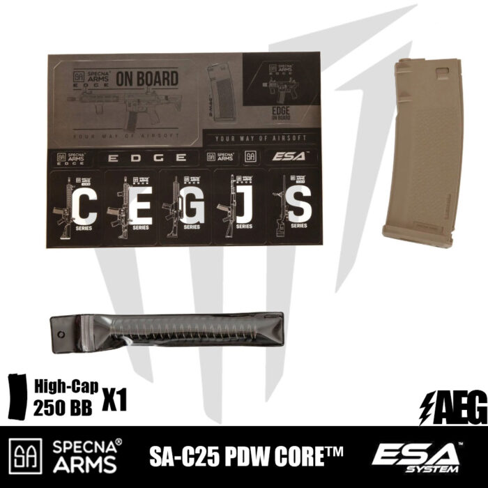 Specna Arms SA-C25 PDW CORE Airsoft Tüfeği Chaos Bronz