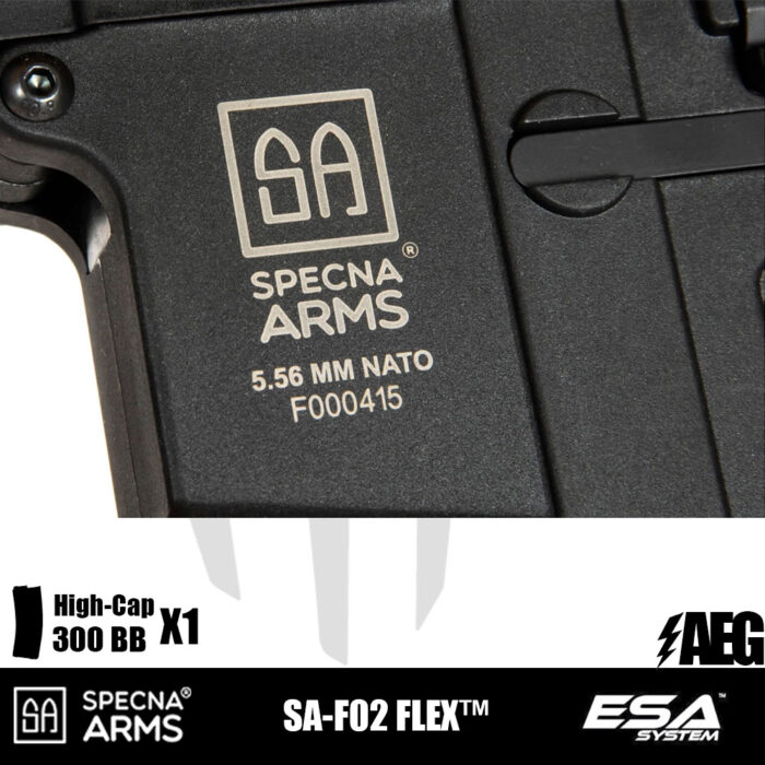 Specna Arms SA-F02 FLEX Airsoft Tüfeği Siyah