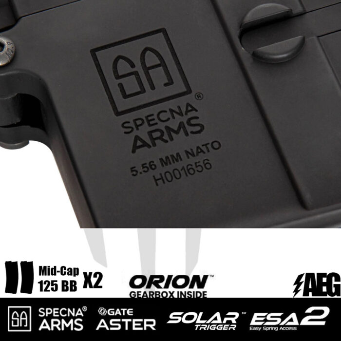 Specna Arms SA-H20 EDGE 2.0 Airsoft Tüfeği Siyah