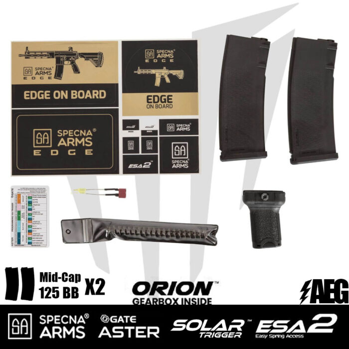 Specna Arms SA-H20 EDGE 2.0 Airsoft Tüfeği Siyah