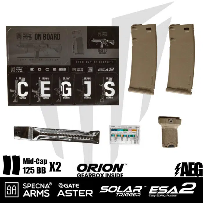 Specna Arms SA-H20 EDGE 2.0 Airsoft Tüfeği Chaos Bronz