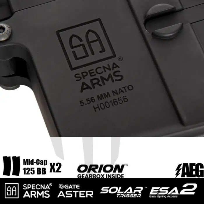 Specna Arms SA-H21 EDGE 2.0 Airsoft Tüfeği Siyah