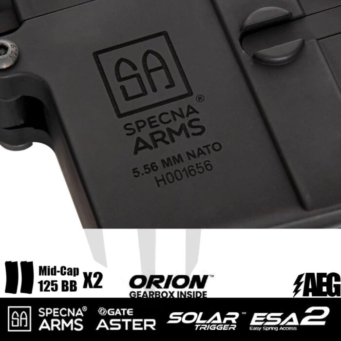 Specna Arms SA-H22 EDGE 2.0 Airsoft Tüfeği Siyah