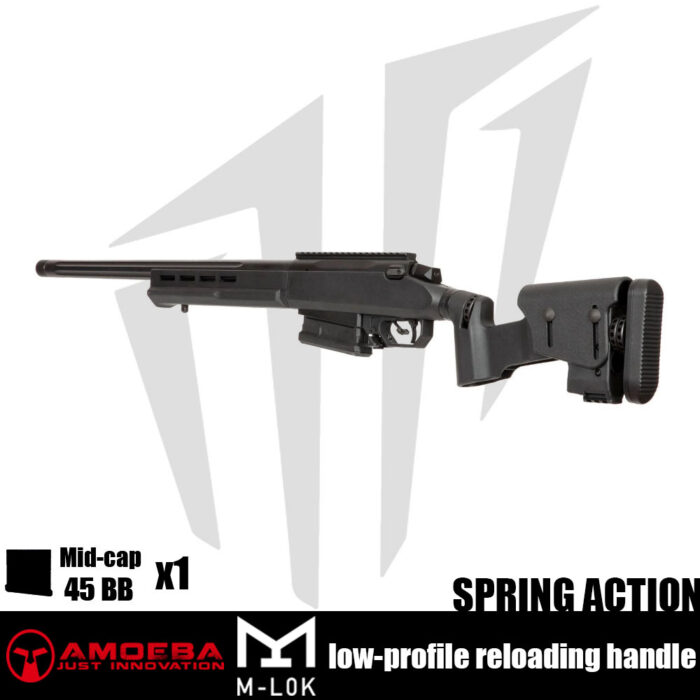 Ares Striker Tactical T1 Sniper Airsoft Tüfeği Siyah