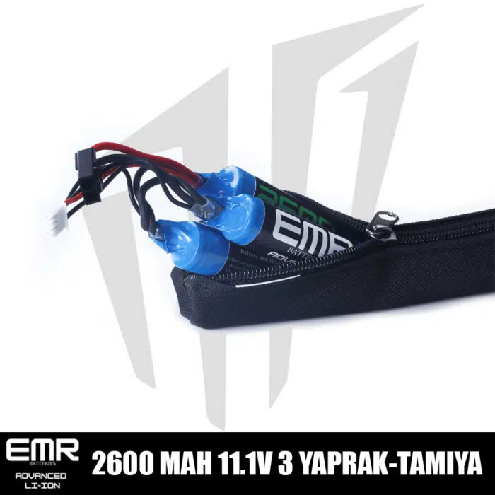 EMR 11.1V 2600 mAh 3 Yaprak Tamiya Lithium-Ion Pil