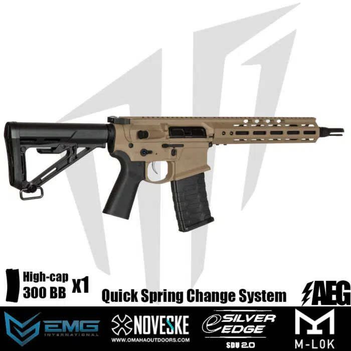 EMG Noveske Shorty 10.5 Gen 4 Airsoft Tüfeği Tan